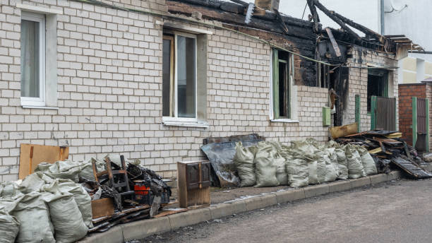 Professional Fire Damage Repair technician working in Glen Mills, PA